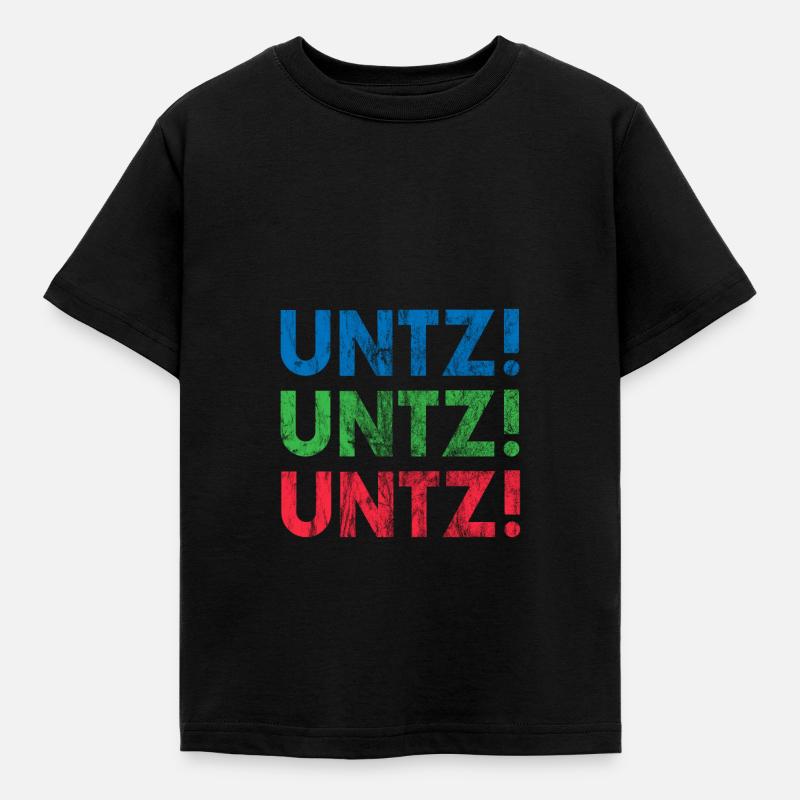 EDM Électronique Dance Techno Rave - T-shirt Enfant - noir