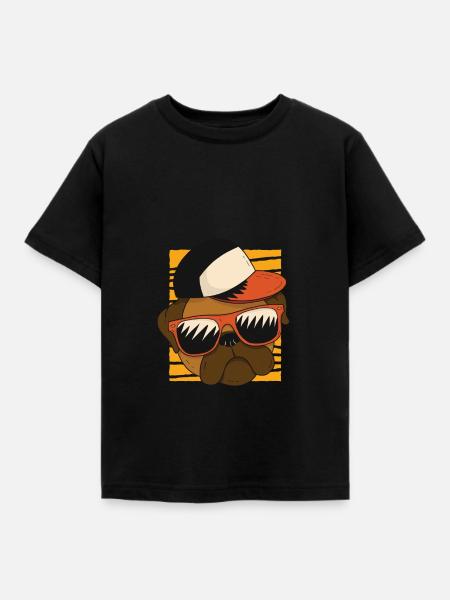 Cool Swag Bulldog - T-shirt Enfant - noir