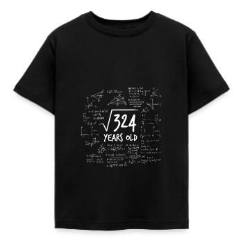 Root 324 cadeau pour le 18ème anniversaire de 18 ans - T-shirt Enfant - noir - Devant - AI Model Kid Female (0cm)