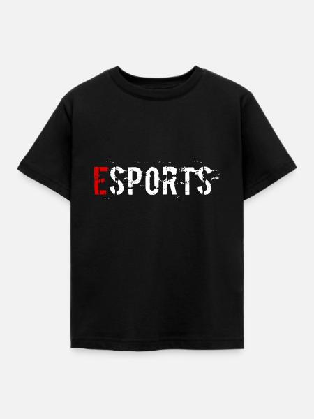 eSports Gaming - Kinder T-Shirt - Schwarz