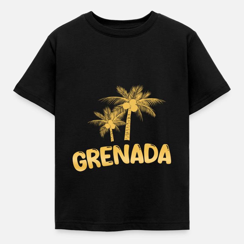 Grenada as Grenada - Kids' T-Shirt - black