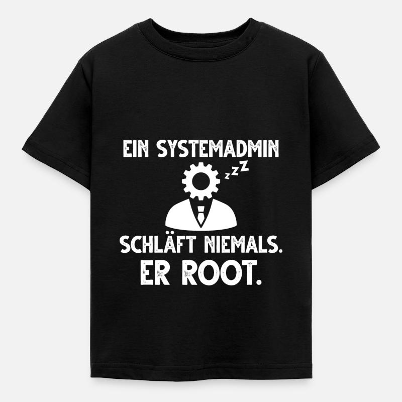 Informatiker Informatik Programmierer Nerd Geek - Kinder T-Shirt - Schwarz