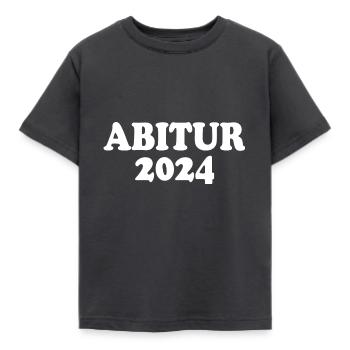 Abitur 2024 - Kinder T-Shirt - Dunkelgrau - Vorne - AI Model Kid Female (0cm)
