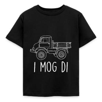Unimog Laster I Mog Di Truck Truck Men Women - Kinder T-Shirt - Schwarz - Vorne - AI Model Kid Female (0cm)