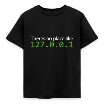Theres no place like Programmierer Informatiker - Kinder T-Shirt - Schwarz - Vorne - AI Model Kid Female (0cm)