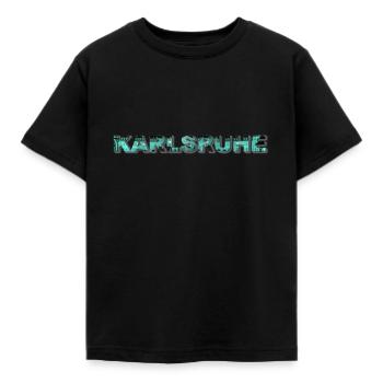 Karlsruhe, Schloss - Kinder T-Shirt - Schwarz - Vorne - AI Model Kid Female (0cm)
