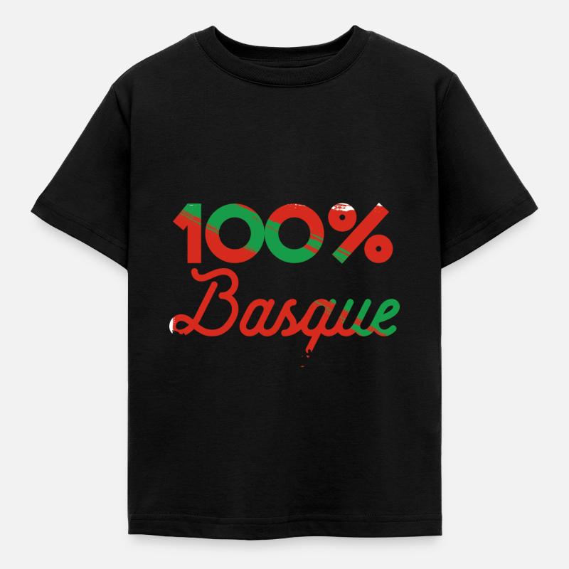 100% Basque - T-shirt Enfant - noir