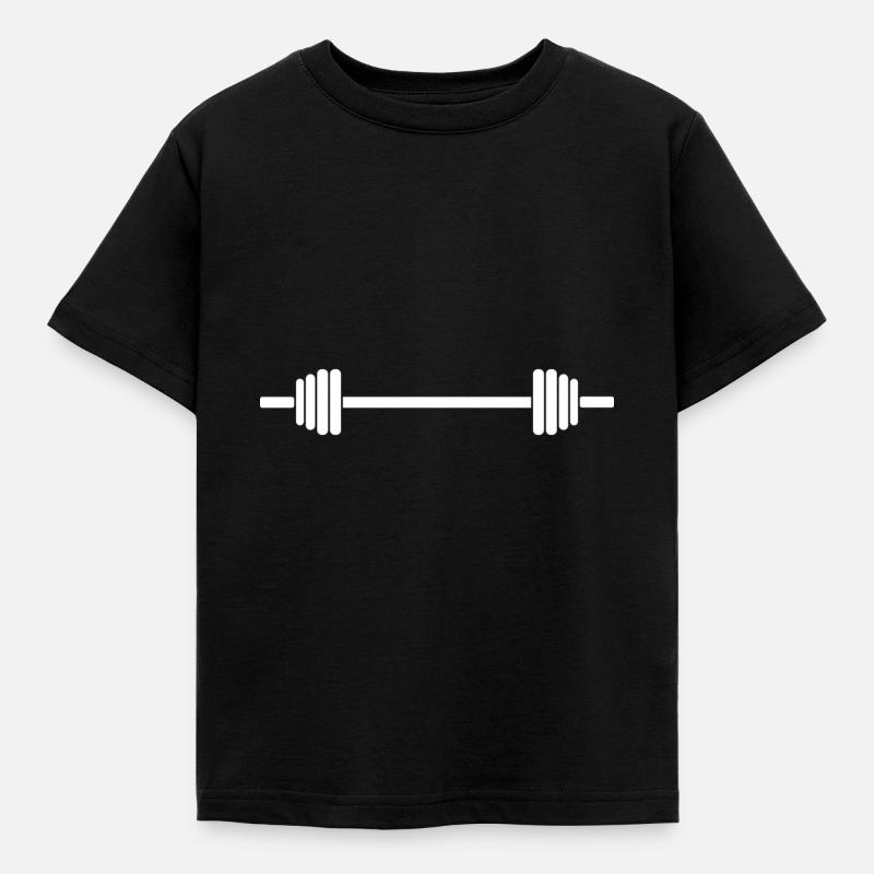 Haltère - T-shirt Enfant - noir