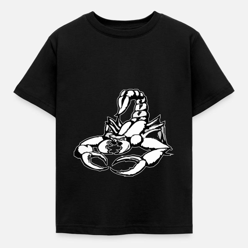 SKORPION - Kinder T-Shirt - Schwarz
