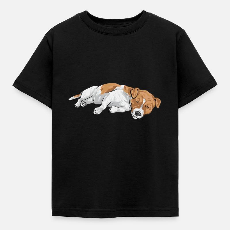 Jack Russell Terrier - Kids' T-Shirt - black