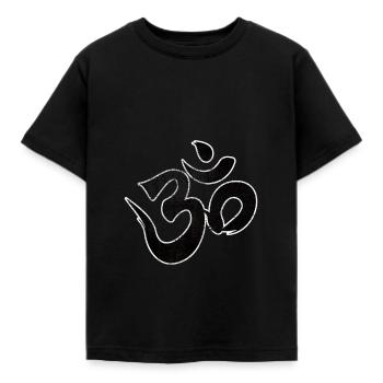 Om Goa Hindou t-shirt hindoue - T-shirt Enfant - noir - Devant - AI Model Kid Female (0cm)