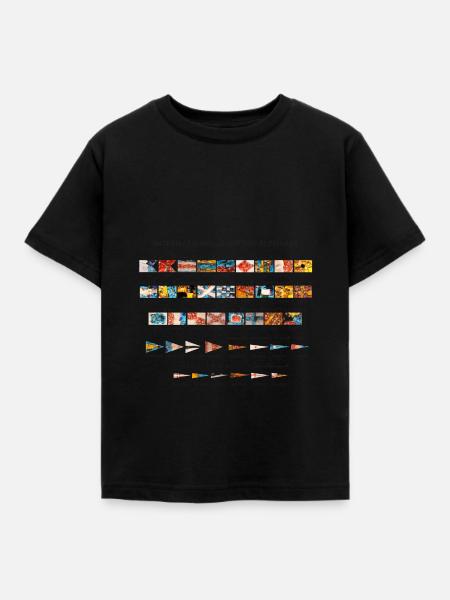 ABECEDARY - Kinder T-Shirt - Schwarz