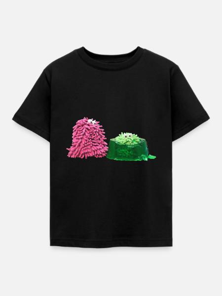 Wackelpudding - Kinder T-Shirt - Schwarz