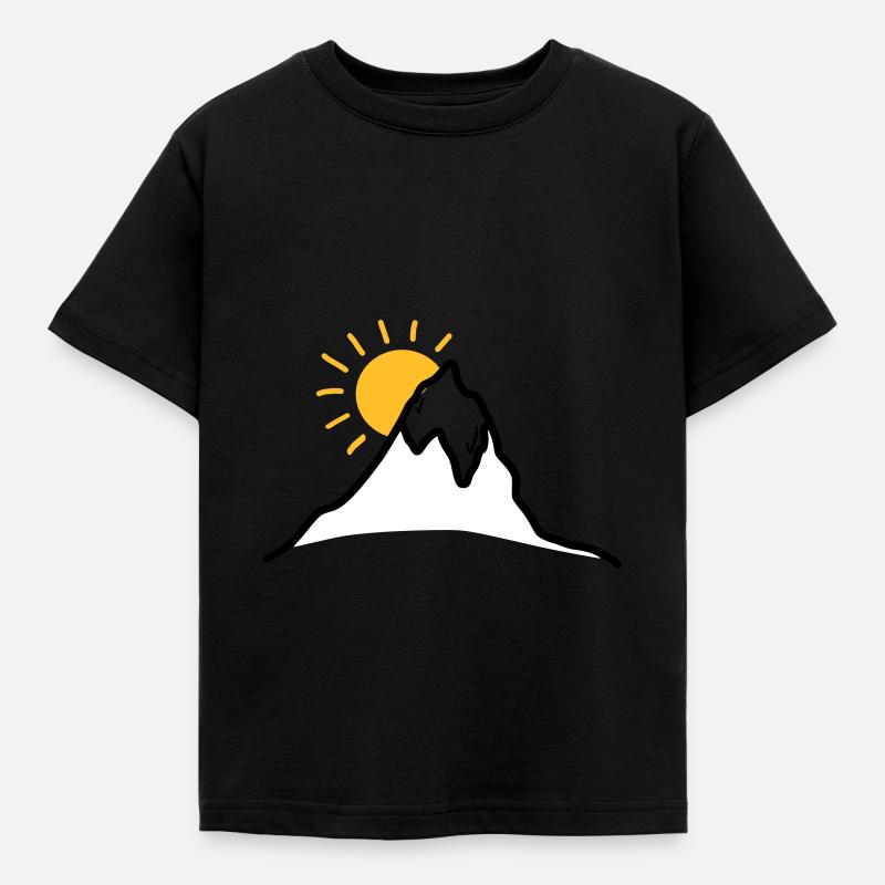 Sunrise - Kids' T-Shirt - black