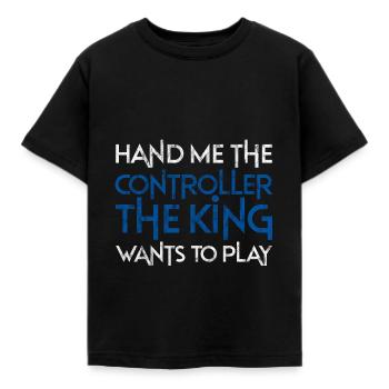 Donnez-moi la manette, le roi veut jouer 3 - T-shirt Enfant - noir - Devant - AI Model Kid Female (0cm)