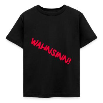 Madness red - Kids' T-Shirt - black - Front - AI Model Kid Female (0cm)