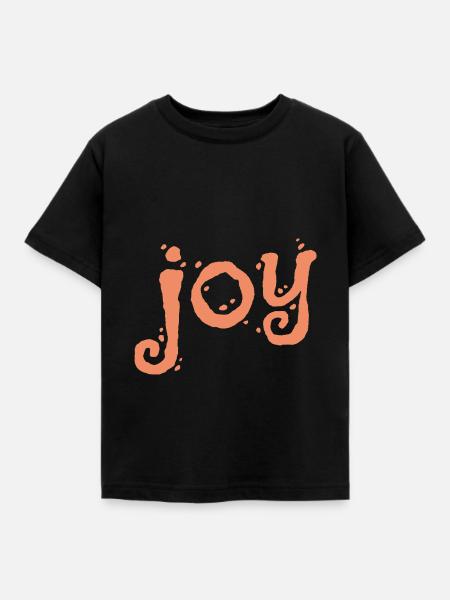 Joy - Kinder T-Shirt - Schwarz