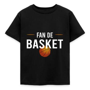 basket / Basketball - T-shirt Enfant - noir - Devant - AI Model Kid Female (0cm)