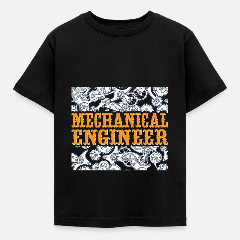 Mechanics Engineer Mechanical Engineering - Kids' T-Shirt - black