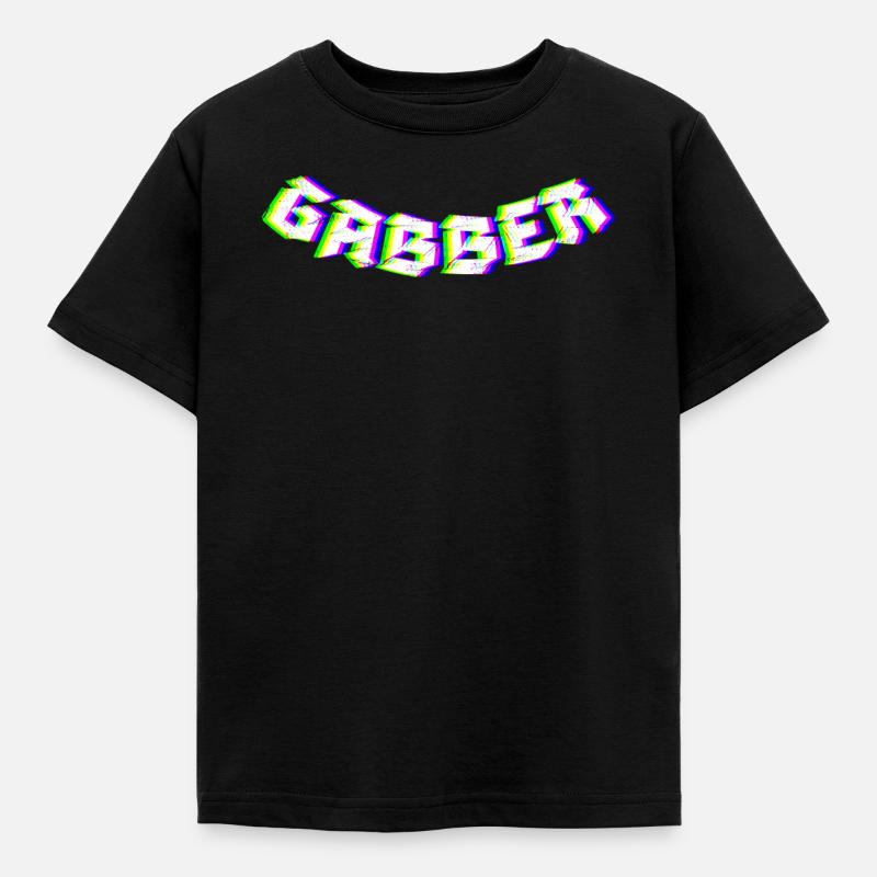 Gabber Hardcore Techno - T-shirt Enfant - noir