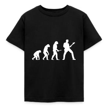 Guitar Evolution - Guitars Guitar Playercuteblacki - Kids' T-Shirt - black - Front - AI Model Kid Female (0cm)