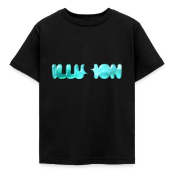 ILLUSION - T-shirt Enfant - noir - Devant - AI Model Kid Female (0cm)