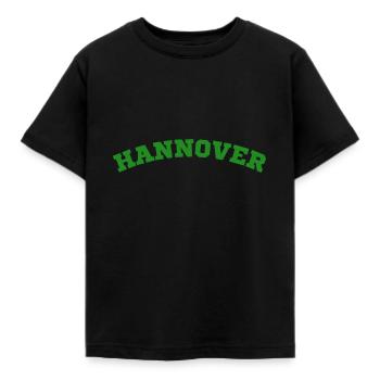 Hanover - Kids' T-Shirt - black - Front - AI Model Kid Female (0cm)