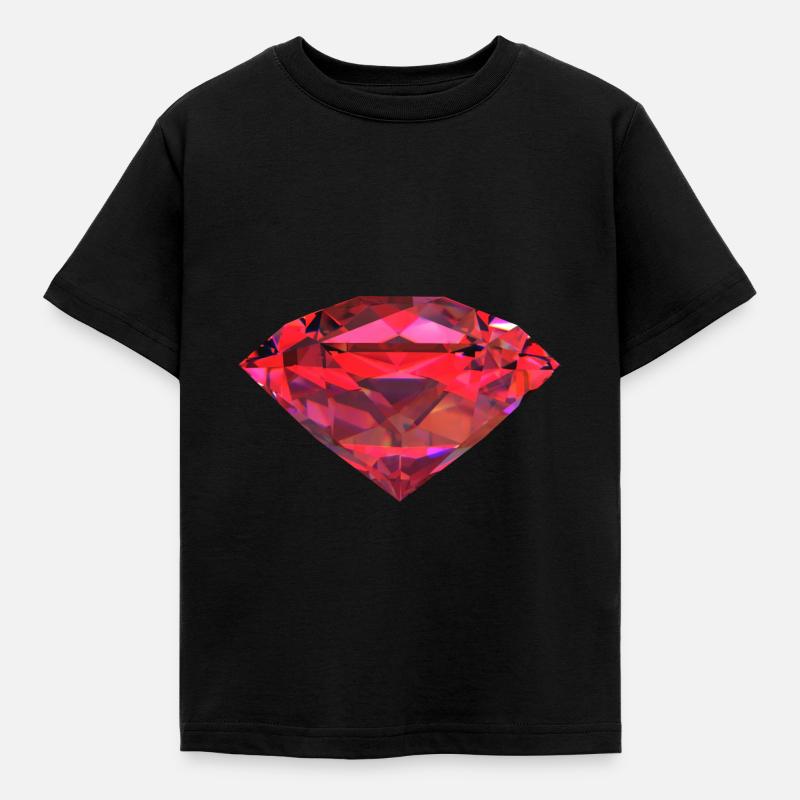 Reddish Ruby - Kids' T-Shirt - black