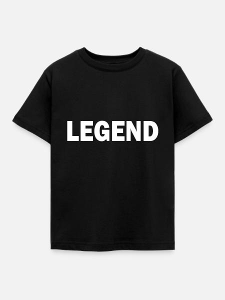 Legend - Kinder T-Shirt - Schwarz