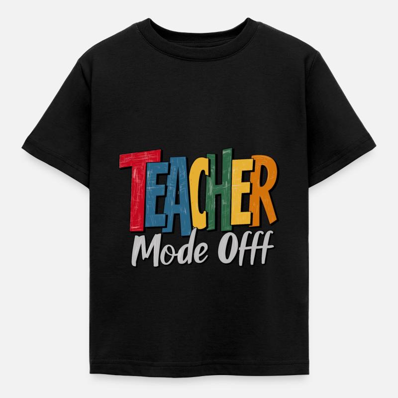 Lustiger Lehrer Mode Off im Ruhestand - Kinder T-Shirt - Schwarz