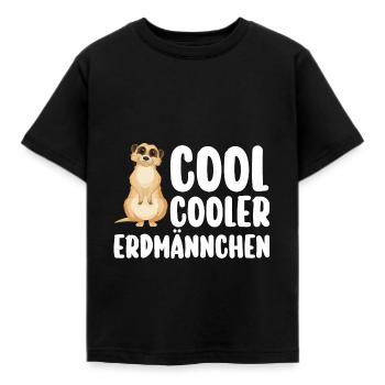 Erdmännchen - Kinder T-Shirt - Schwarz - Vorne - AI Model Kid Female (0cm)