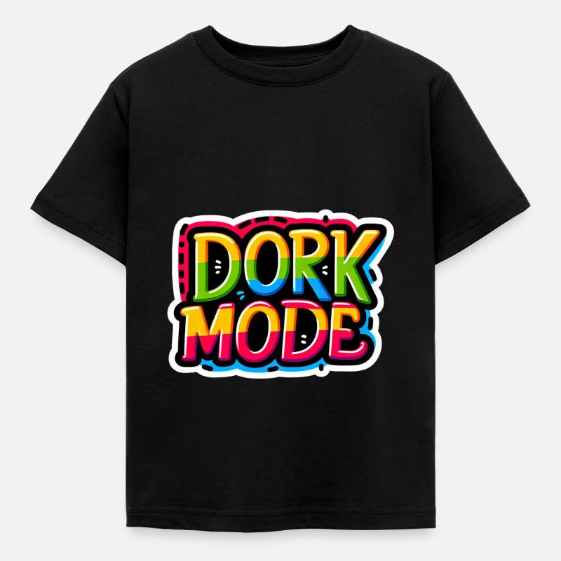 Dork Mode 5 - Kinder T-Shirt - Schwarz