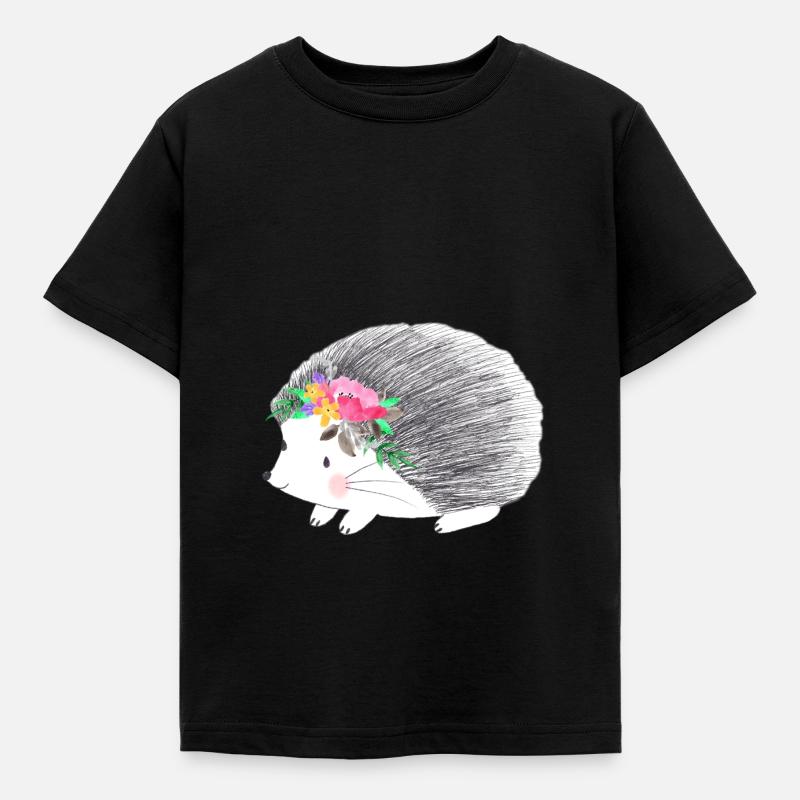 Hérisson - T-shirt Enfant - noir