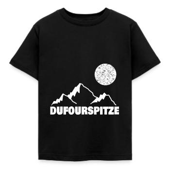 Bergsport dufourspitze - Kinder T-Shirt - Schwarz - Vorne - AI Model Kid Female (0cm)