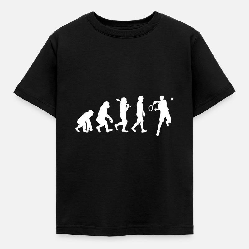 Evolution du tennis - T-shirt Enfant - noir