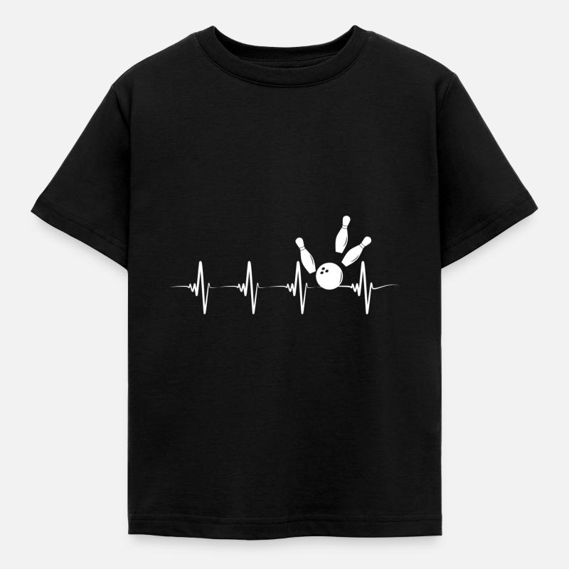 Bowling puls white - T-shirt Enfant - noir