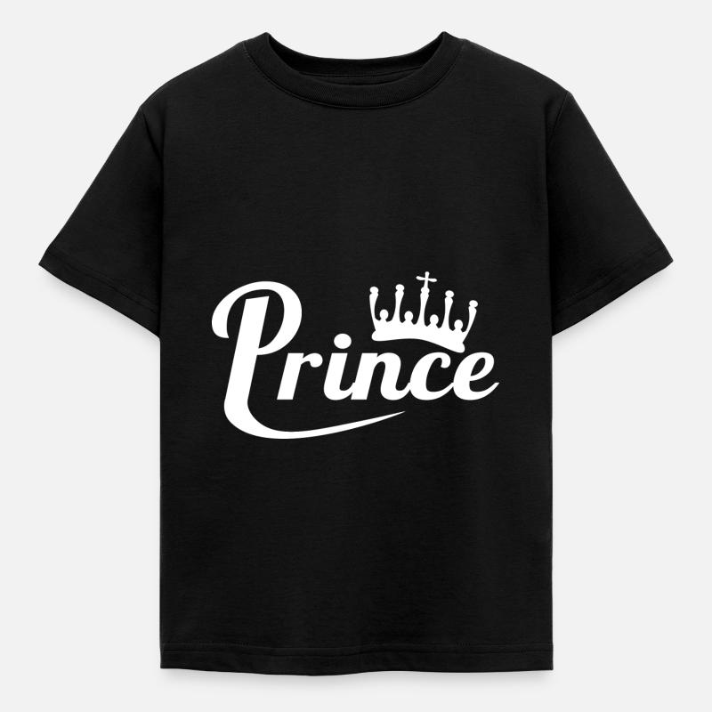 Ich bin der Prinz - Personalisierte Geschenkidee - Kinder T-Shirt - Schwarz