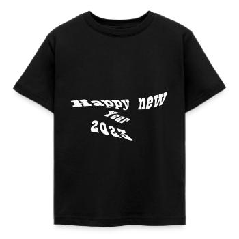 Happy new year 2 - Kinder T-Shirt - Schwarz - Vorne - AI Model Kid Female (0cm)