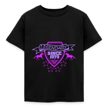 Légendaire 1979 - T-shirt Enfant - noir - Devant - AI Model Kid Female (0cm)