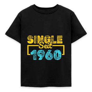 Single 1960 - Kinder T-Shirt - Schwarz - Vorne - AI Model Kid Female (0cm)