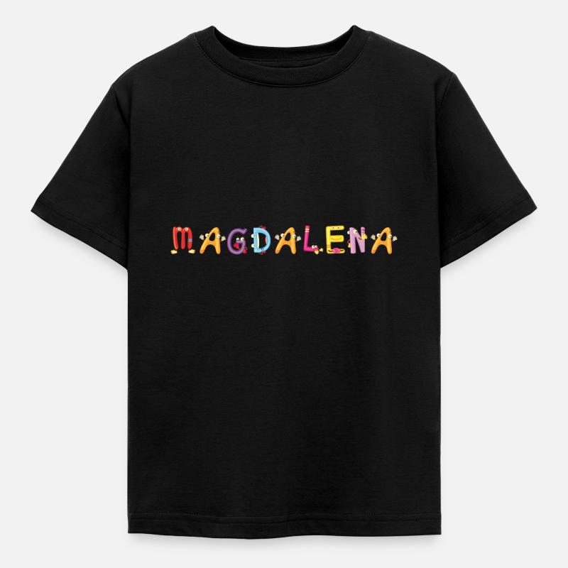 Magdalena - Kinder T-Shirt - Schwarz