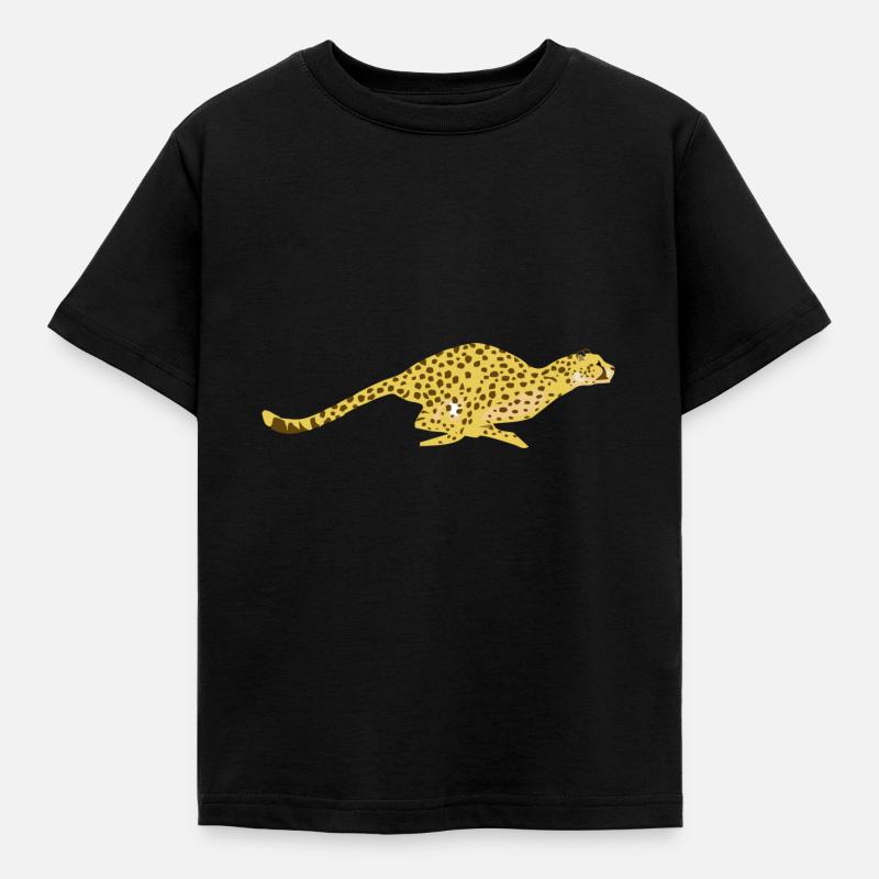 guépard - T-shirt Enfant - noir