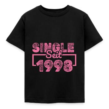 Single 1998 - Kinder T-Shirt - Schwarz - Vorne - AI Model Kid Female (0cm)