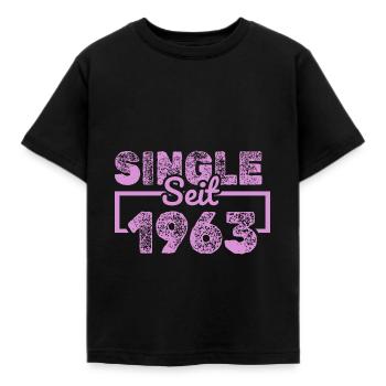 Single 1963 - Kinder T-Shirt - Schwarz - Vorne - AI Model Kid Female (0cm)