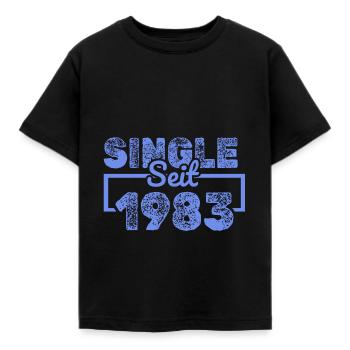 Single 1983 - Kinder T-Shirt - Schwarz - Vorne - AI Model Kid Female (0cm)