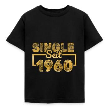 Single 1960 - Kinder T-Shirt - Schwarz - Vorne - AI Model Kid Female (0cm)