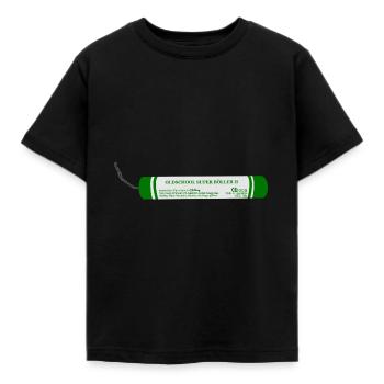 Feux d'artifice pyrotechniques - T-shirt Enfant - noir - Devant - AI Model Kid Female (0cm)