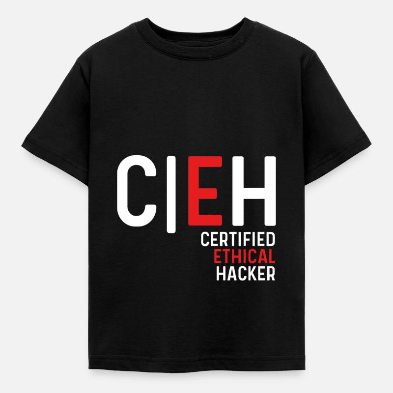 Hackers Ethical Cyber Security Hacking - T-shirt Enfant - noir