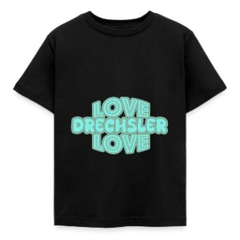 Tourneur sur bois comme dicton - T-shirt Enfant - noir - Devant - AI Model Kid Female (0cm)