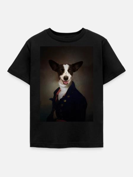 Doggy Reich - Kinder T-Shirt - Schwarz